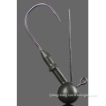 Black Tungsten Resin Round Jig Head in Different Hooks